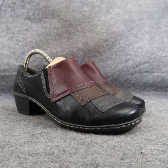 ProReflex Shoes Women 39 Bootie Slip On Leather Comfort Work Walking Fashion Low - Picture 1 of 16